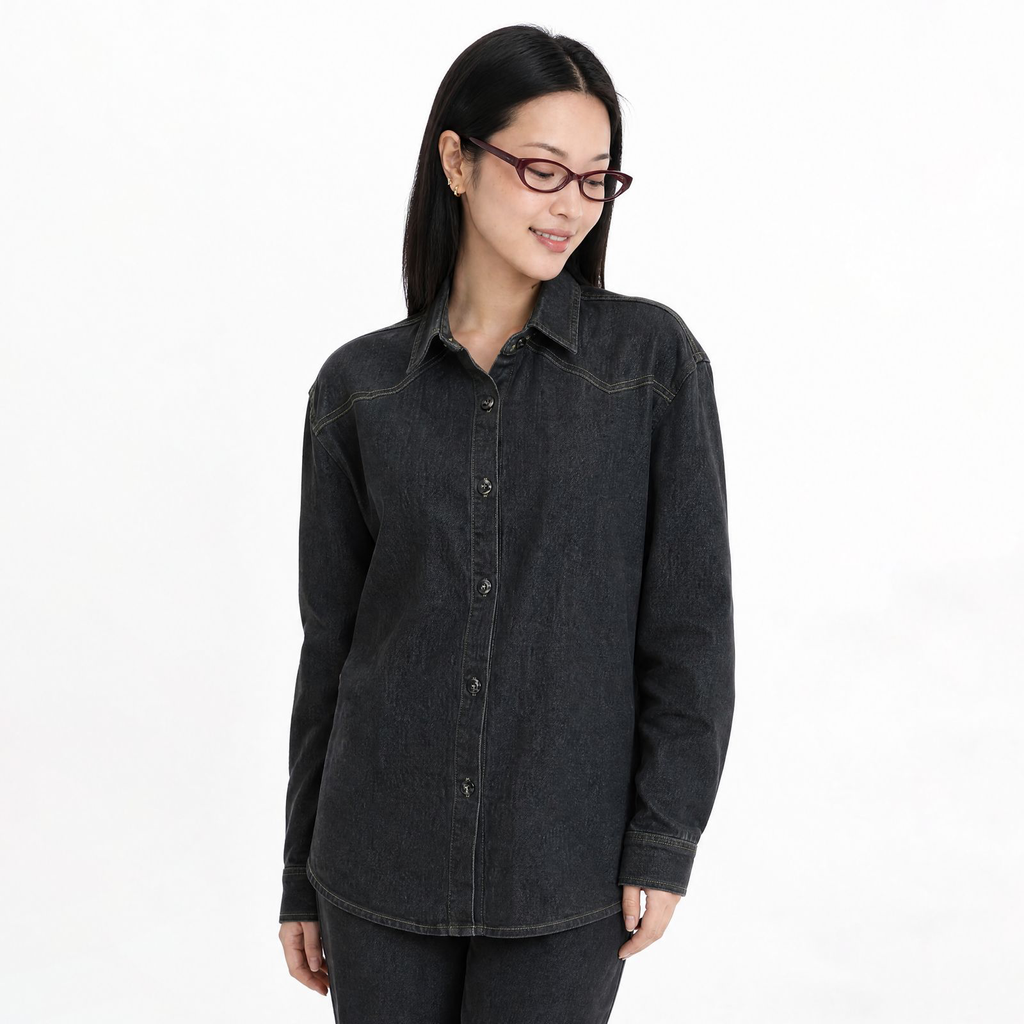 Mali Jeans Shirt Short Frame .webp