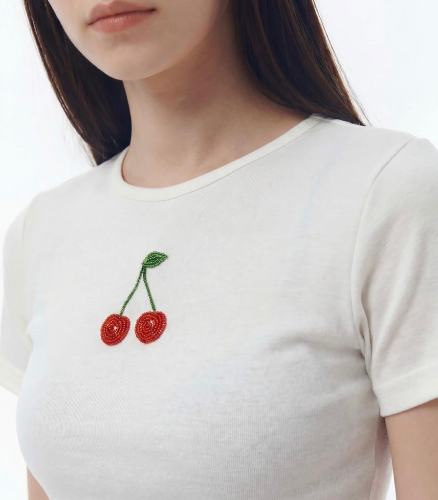 Detail Tee (White, Small)