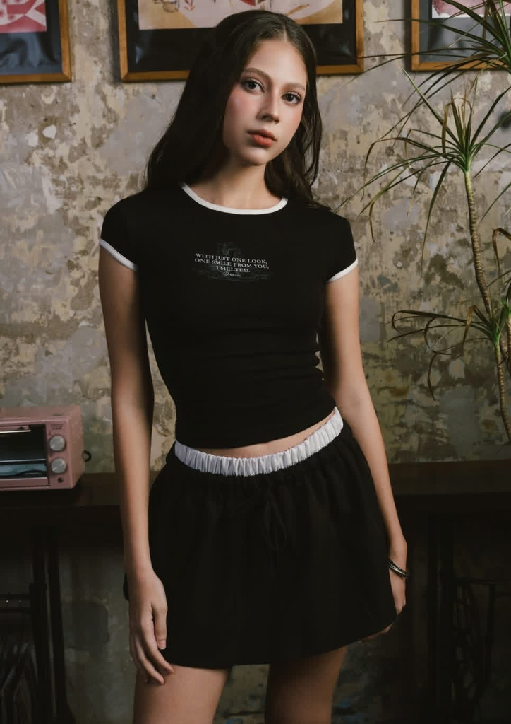 Date Night Skirt (Black, XS)