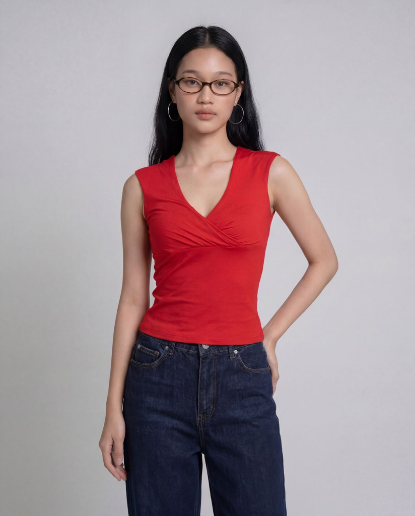 Cross-Front Top