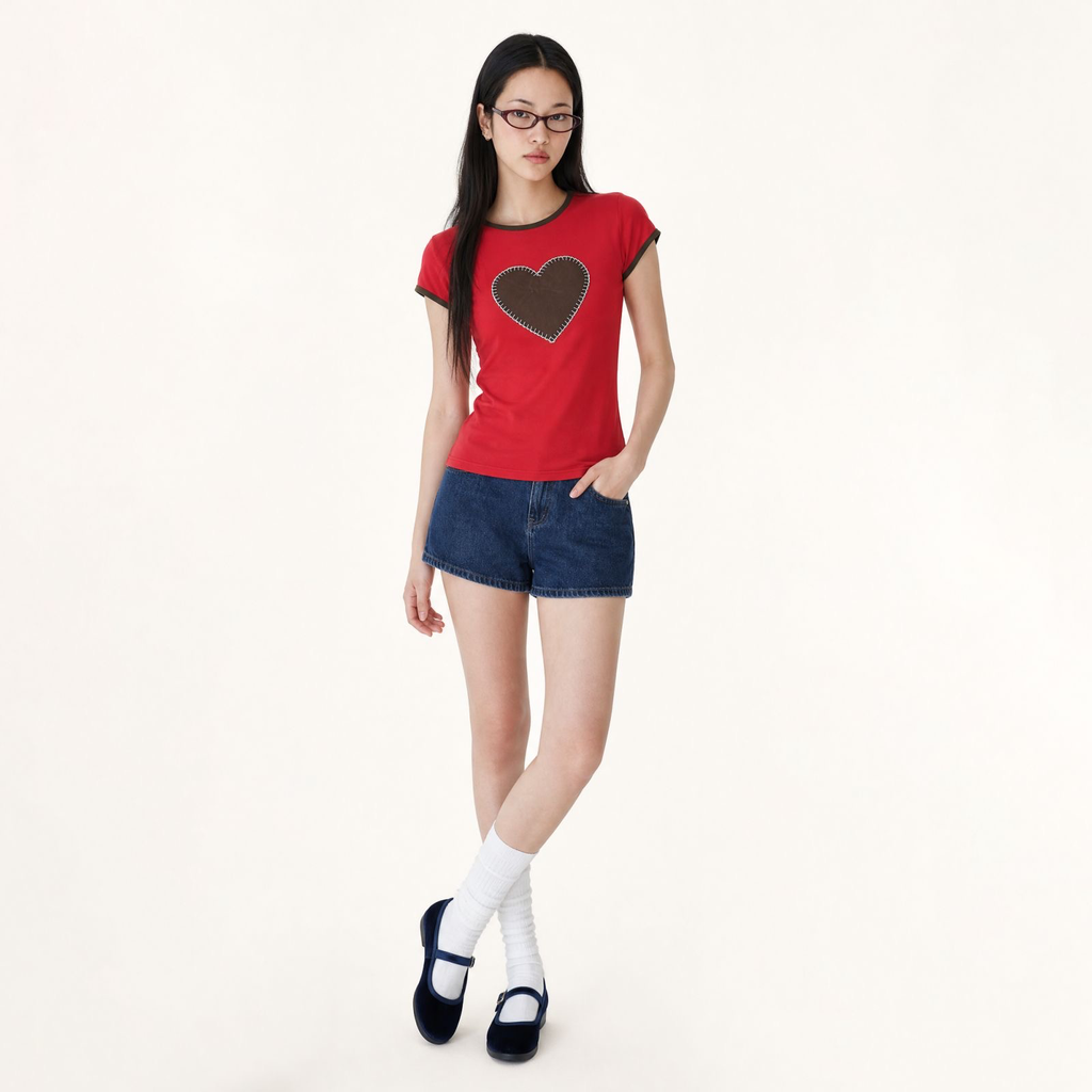 Graphic Ringer Tee (XS)