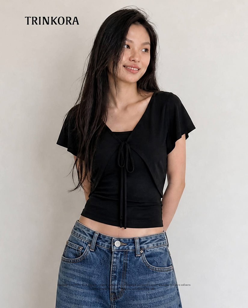 Two-Piece Tied Top