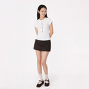 Relaxed Button Top