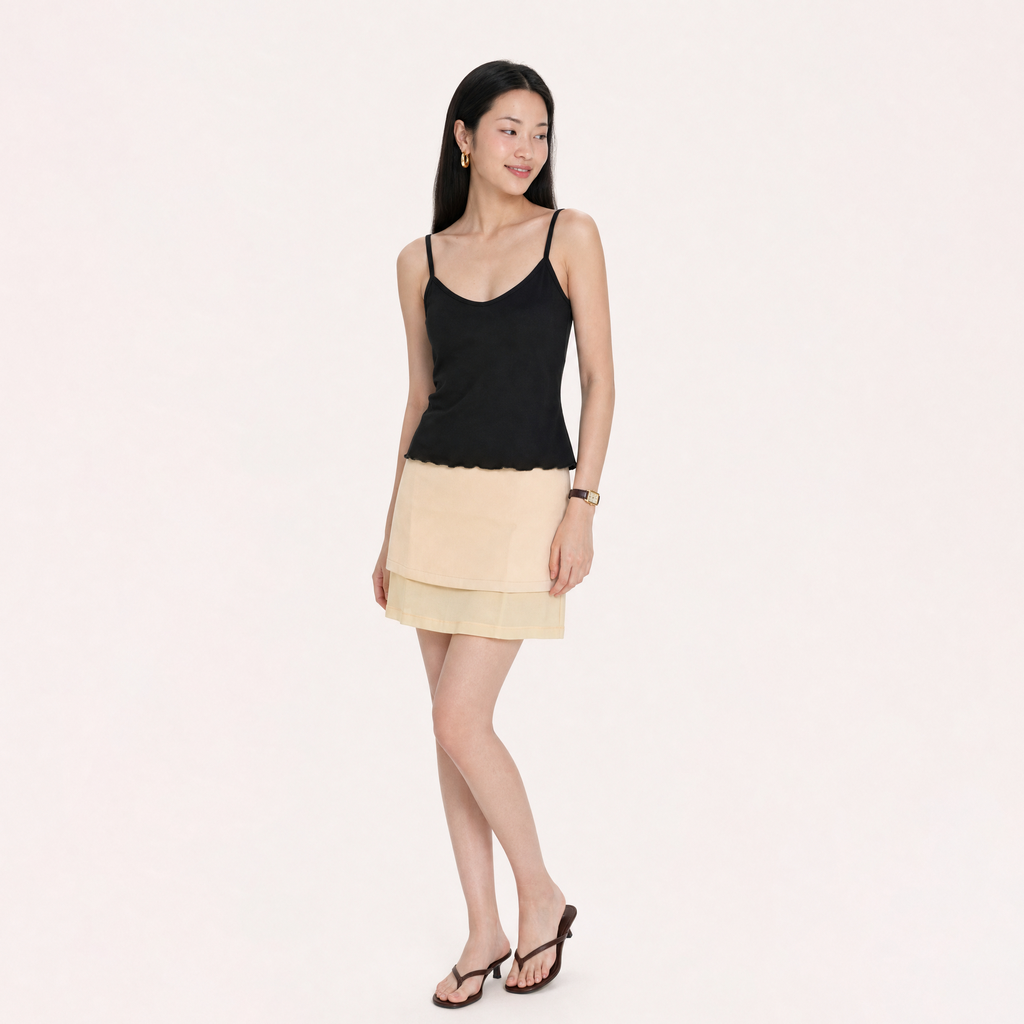 Layered Mini Skirt