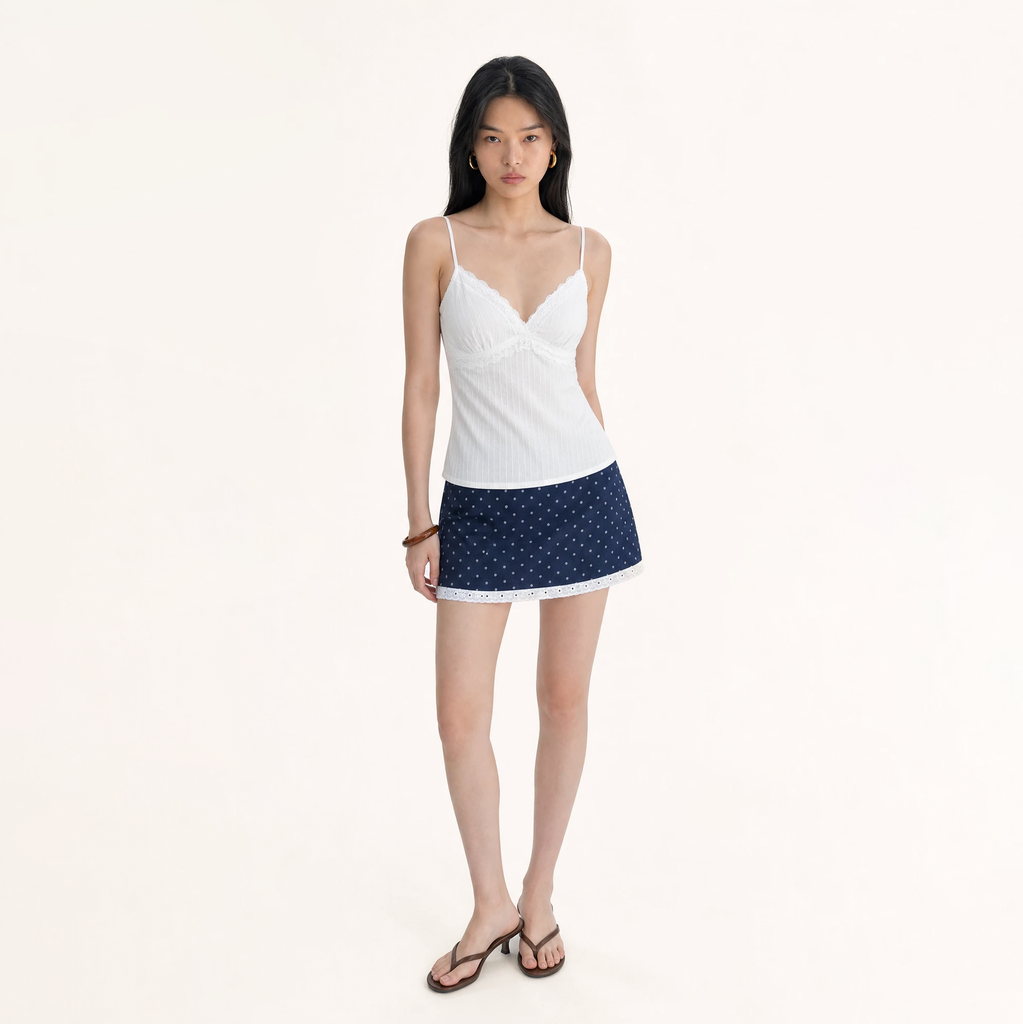 Pattern Mini Skort