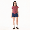 Fitted Collar Top