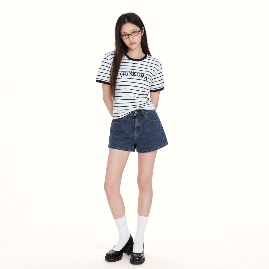 Classic Crew Tee (White, Small)