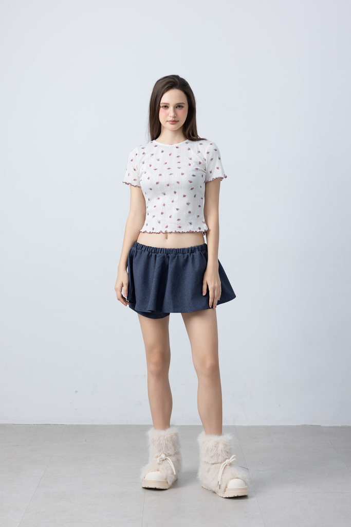 Lovely Tee (White, Small)